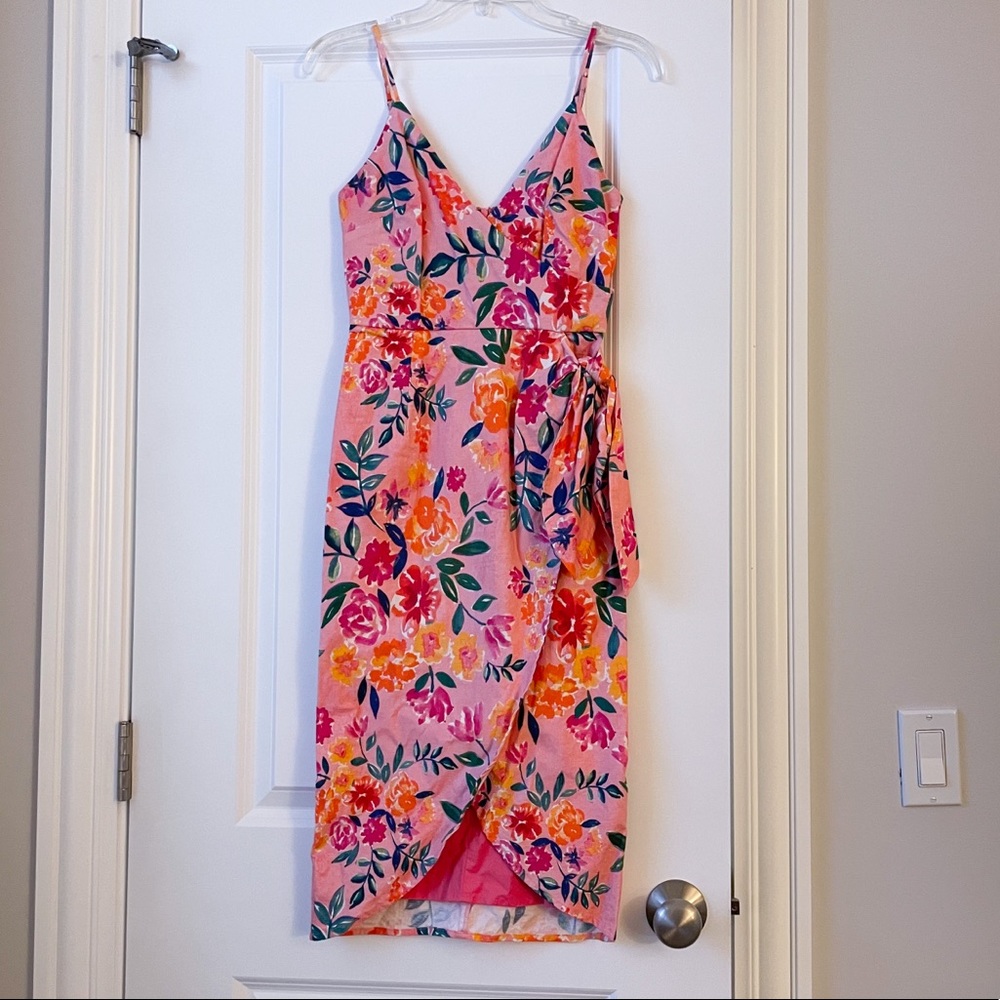 Revolve Lovers + Friends Midi Orchid Dress Sunset
